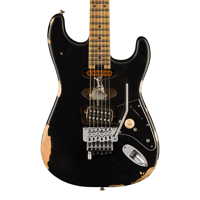 EVH Frankenstein Relic Akçaağaç Klavye Black Elektro Gitar